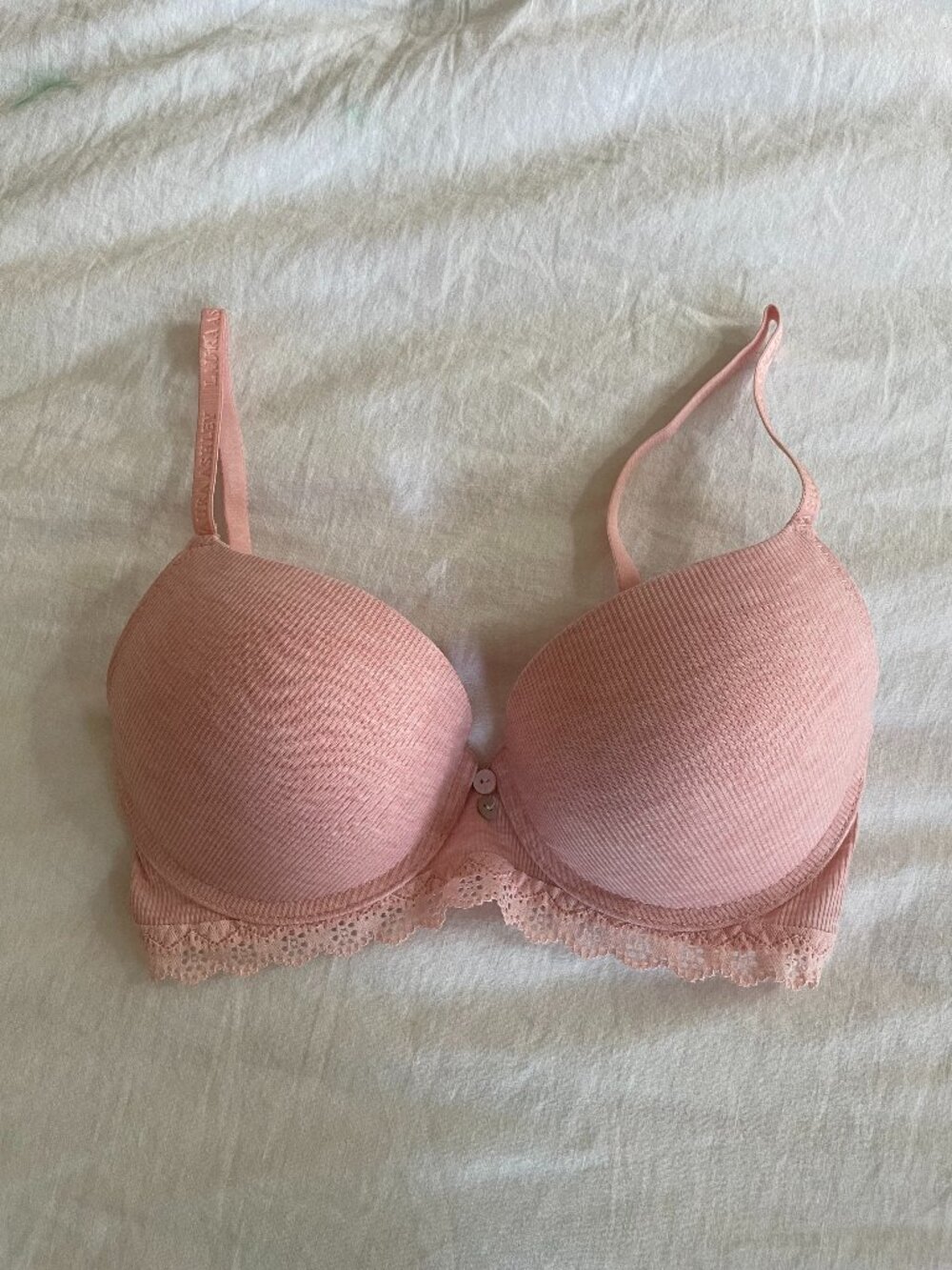 NWOT Laura Ashley Pink Push-up Bra